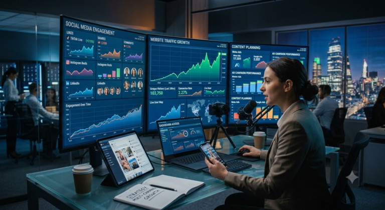 Remote website promotion specialist increasing online traffic through digital marketing strategies.